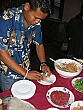 We learned how to cook some Lao dishes one night; mmm... spring rolls...!