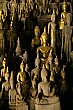 Hundreds of Bhudda statues are found in the Tham Ting Caves.