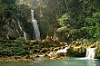 The beautiful waterfalls and pool that we hiked to and took a swim in.