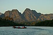 A beautiful backdrop provides all the ambience we desire on our boat ride.