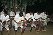 It was an entertaining performance, especially when we all got up and joined in, to the singing of "Resham Firiri."