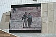 We couldn't help but do the typical tourist thing by snapping a giant picture of ourselves in Federation Square.