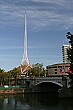 One of Melbourne's famous landmarks, the Victorian Arts Center spire.