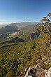 The view from Baraka Viewpoint overlooking Halls Gap in the central Grampians.