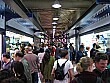 Crowded Victoria Market on Saturday morning, where everything can be found from fish to boomerangs to fruit.